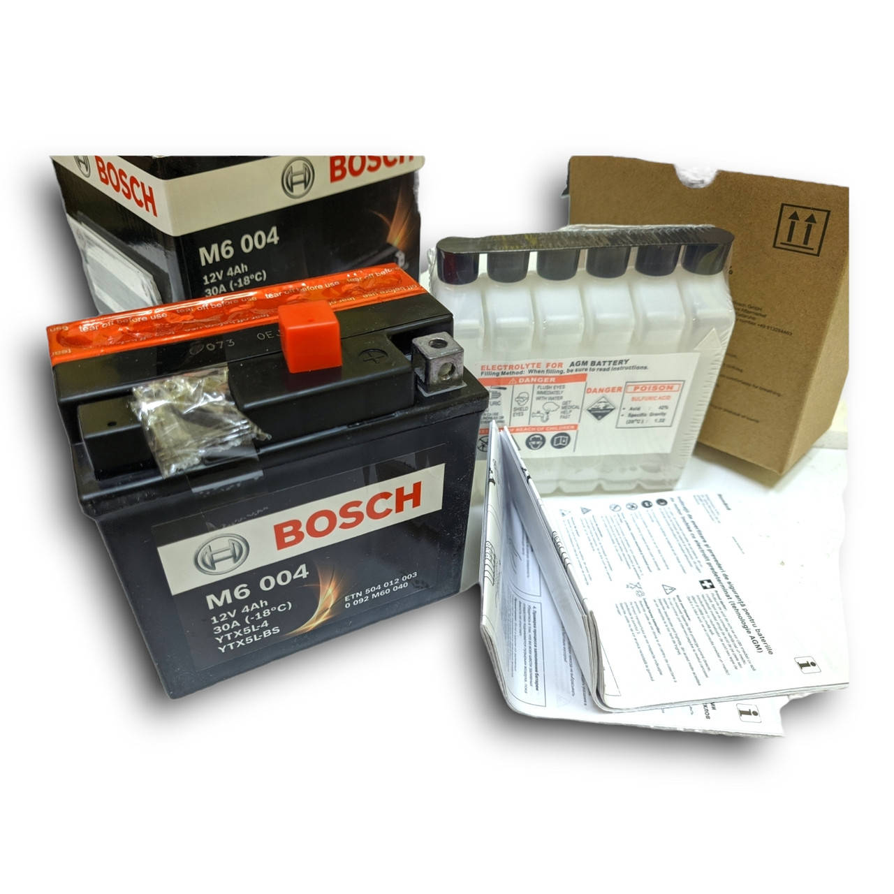 

Аккумулятор для квадроцикла ATV 110 125 4Аh BOSCH AGM (L114*W71*H106mm)