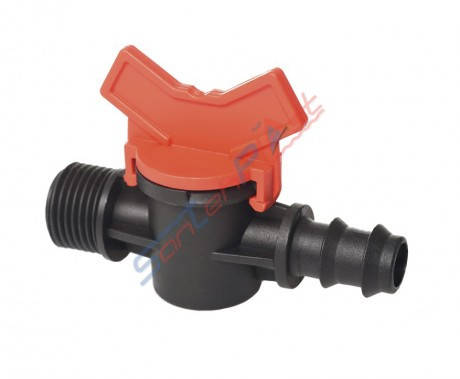 

(SL-011-7) Кран с НР 1/2"для садовой трубки КСН 16*1/2"(заказ от 50 шт)