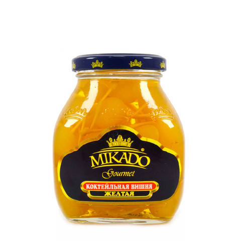 

Коктейльная вишня (желтая) MIKADO,314 мл.