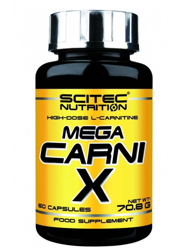 

Жироспалювач Scitec Nutrition Mega Carni-X 60 caps