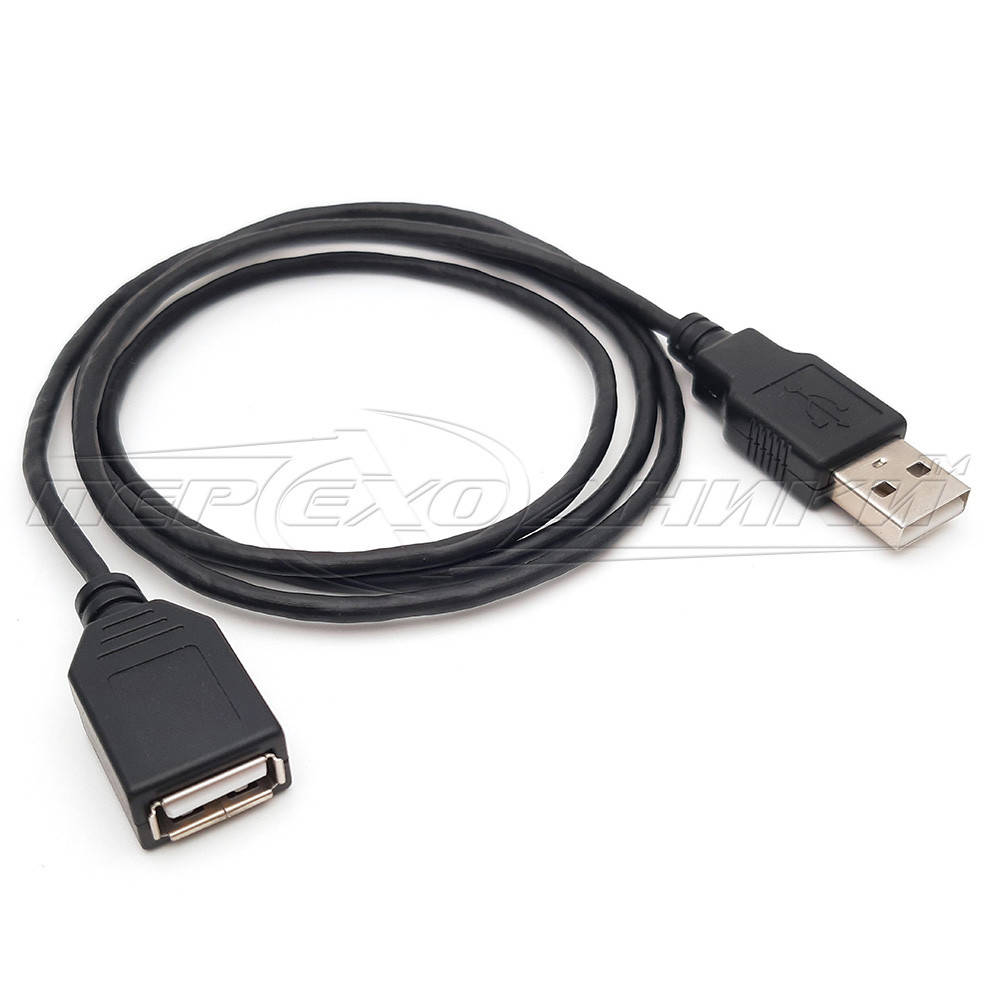 

Кабель удлинитель USB - питания ( папа - мама ) 5.0, Черный