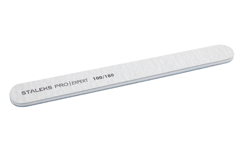 

Пилка для ногтей прямая STALEKS EXPERT 100/180 грит NFB-20/1