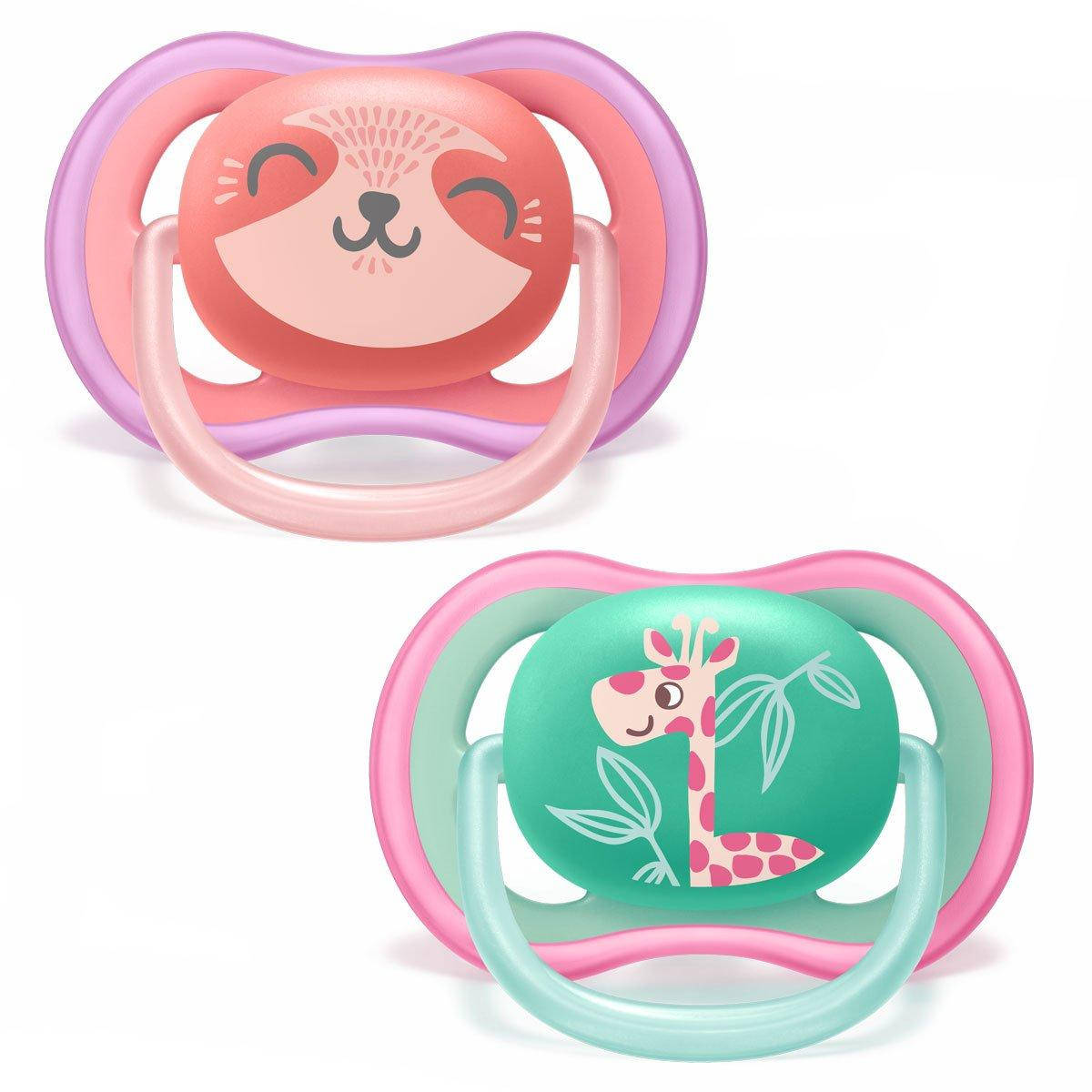 

Пустышка Philips Avent Ultra Air, силикон, 18 м+, 2 шт