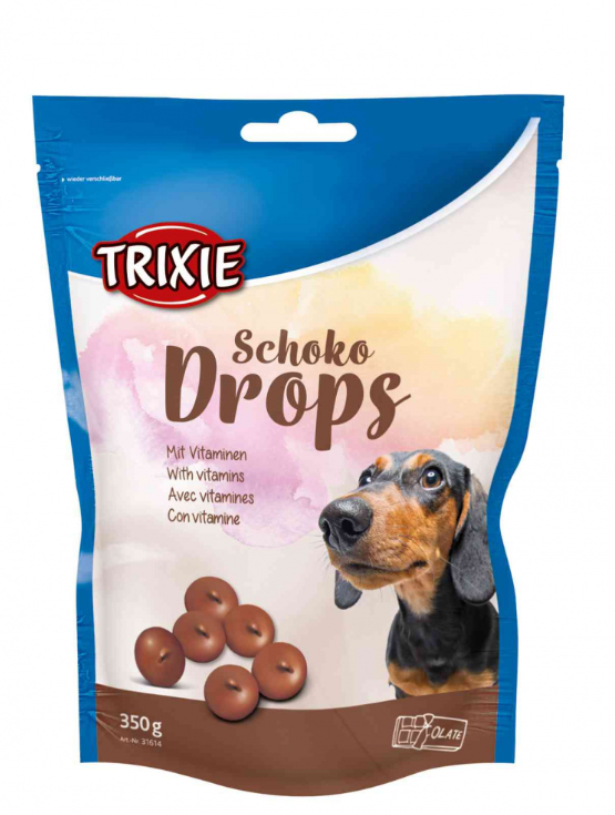 

Trixie TX-31614 Chocolate Drops 350г дропсы для собак со вкусом шоколада