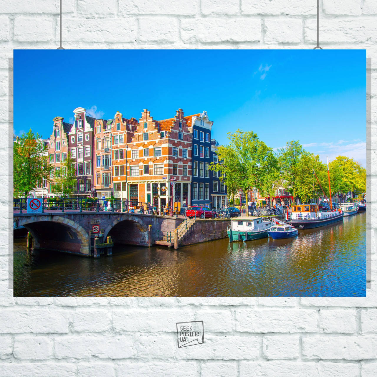 

Постер Амстердам, Нидерланды. Размер 42x30см (A3). Матовая бумага
