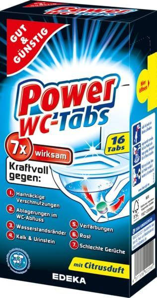 

Таблетки для унитаза Gut & Gunstig Power WC Tabs 16шт