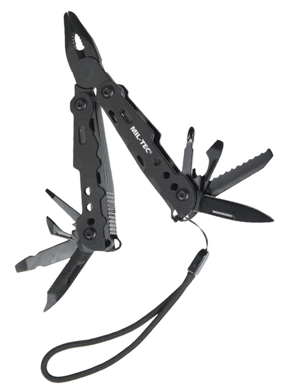 

Мультитул армейский MULTI TOOL BLACK SM M.ETUI MIL-TEC, Черный