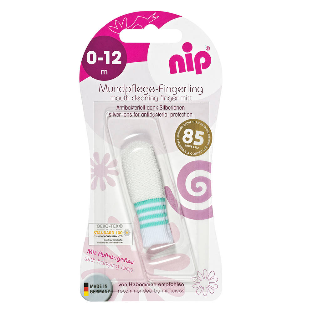 

Первая зубная щеточка на пальчик антибактириальна NIP (4000821370708)