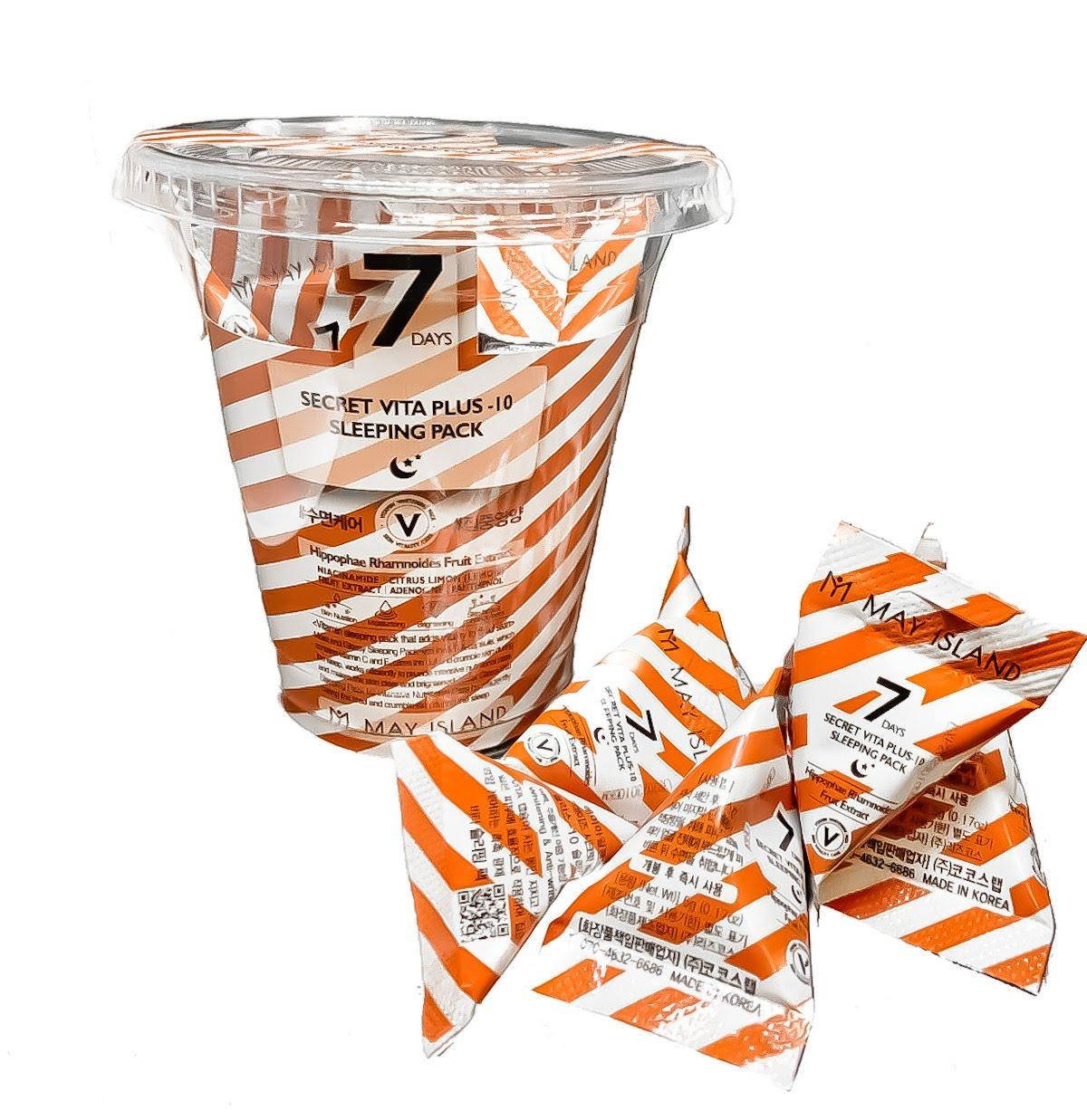 

Ночная витаминная маска May Island 7 Days Secret Vita Plus-10 sleeping pack