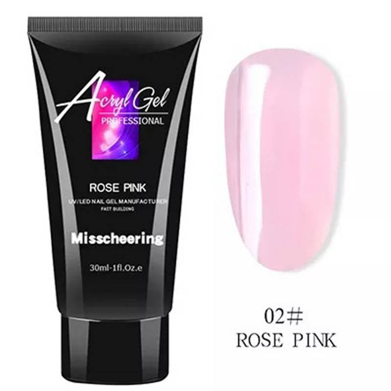 

Полигель (акригель) AcrylGel Professional №02, ROSE PINK, 30мл**, Розовый