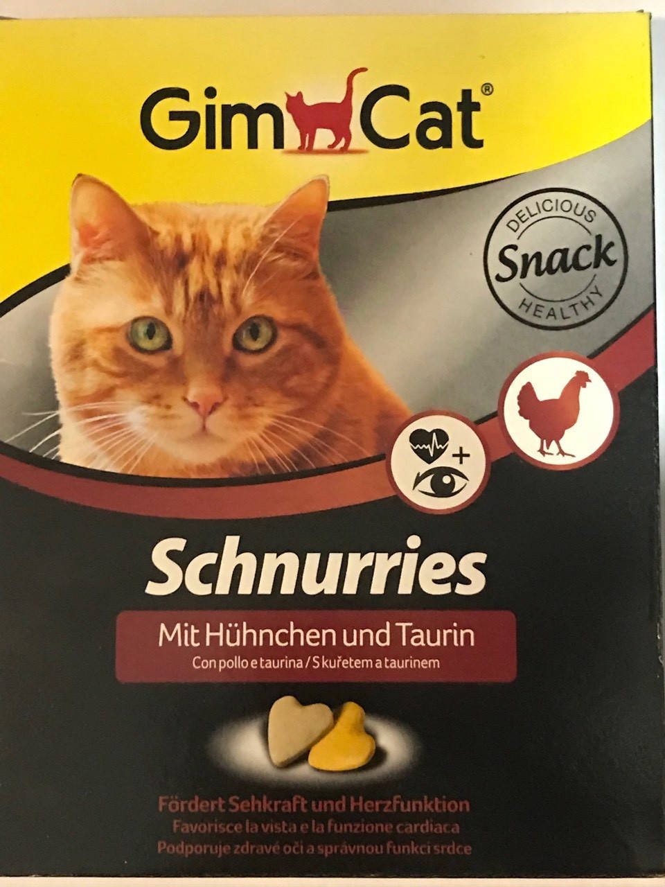 

GimCat витамины для кошек с таурином и курочкой 650 шт (420г)