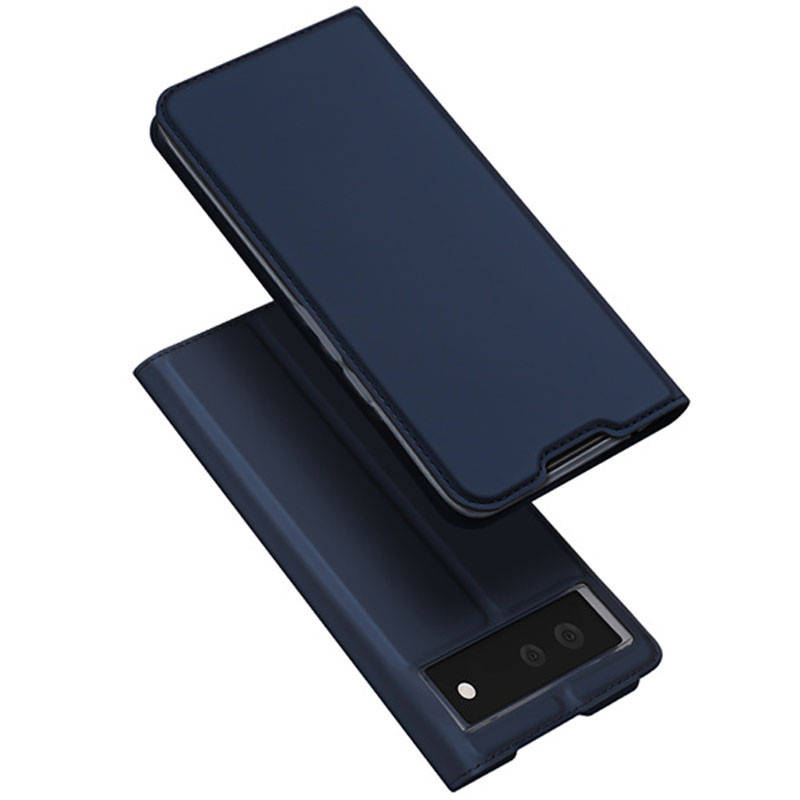 

Чехол-книжка Dux Ducis с карманом для визиток для Google Pixel 6, Синий