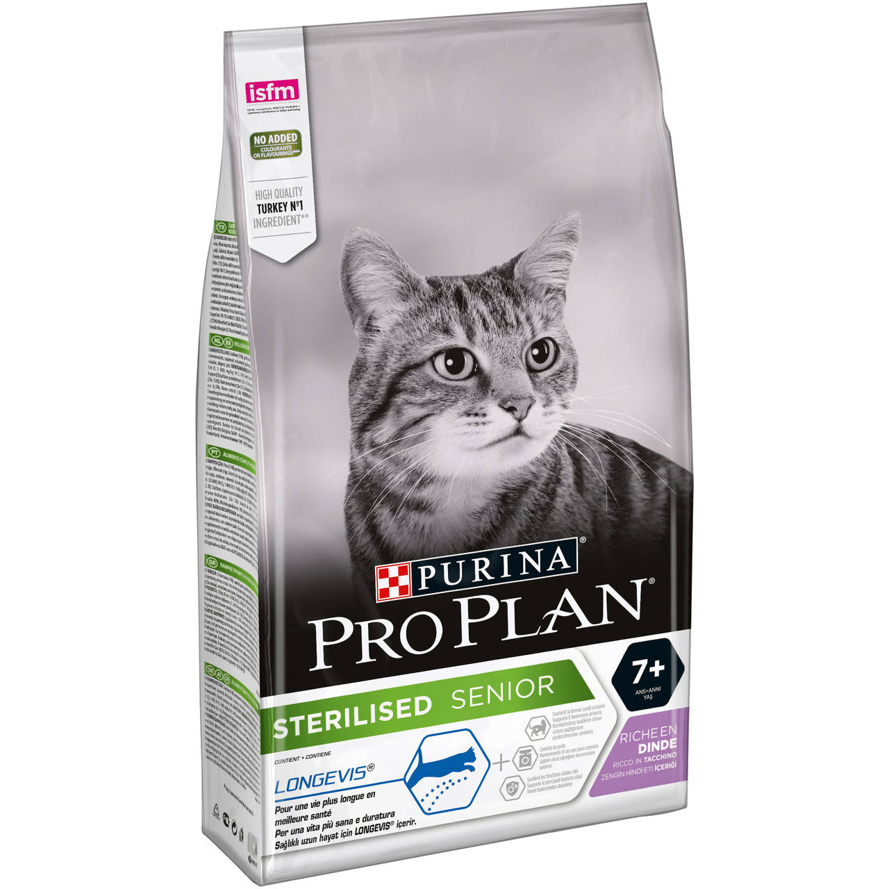 

Сухой корм для стерилизованных кошек Purina Pro Plan Sterilised 7+ с индейкой