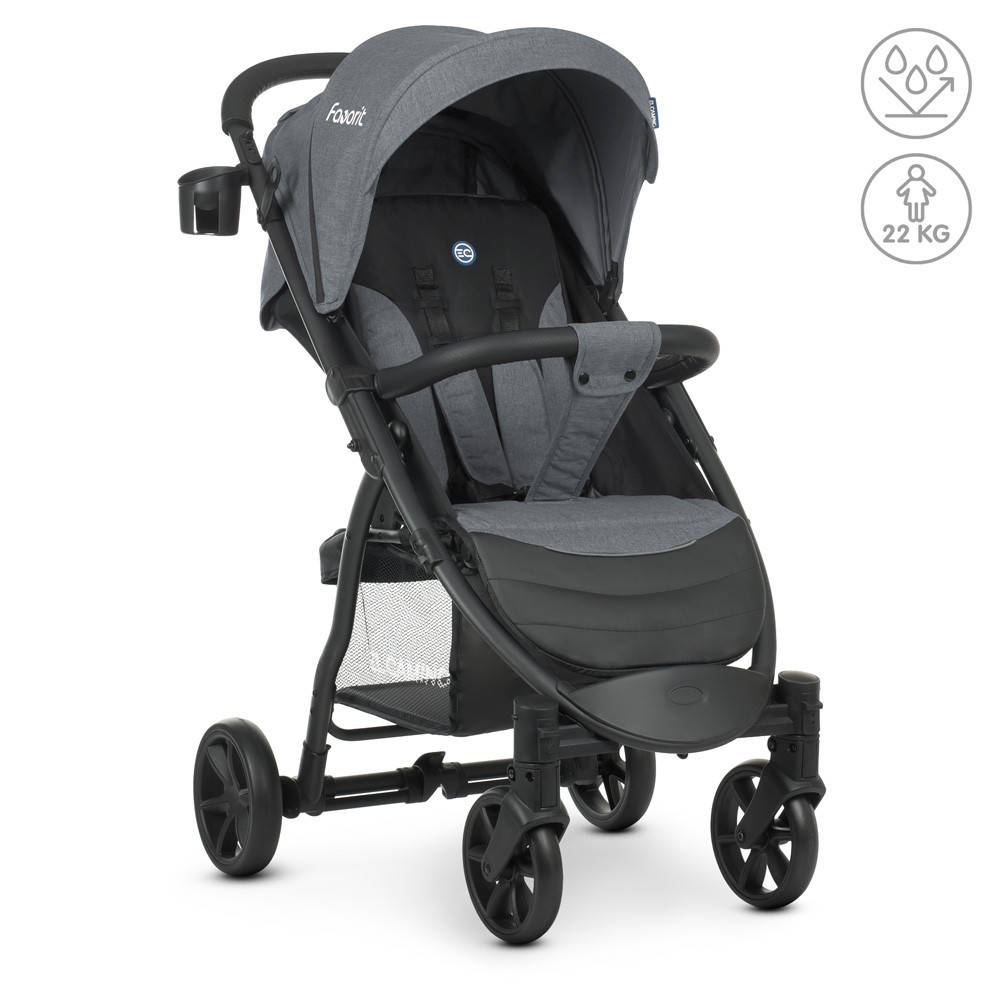

Коляска детская летняя El Camino M 3409N Volcanic Gray прогулочная, Серый