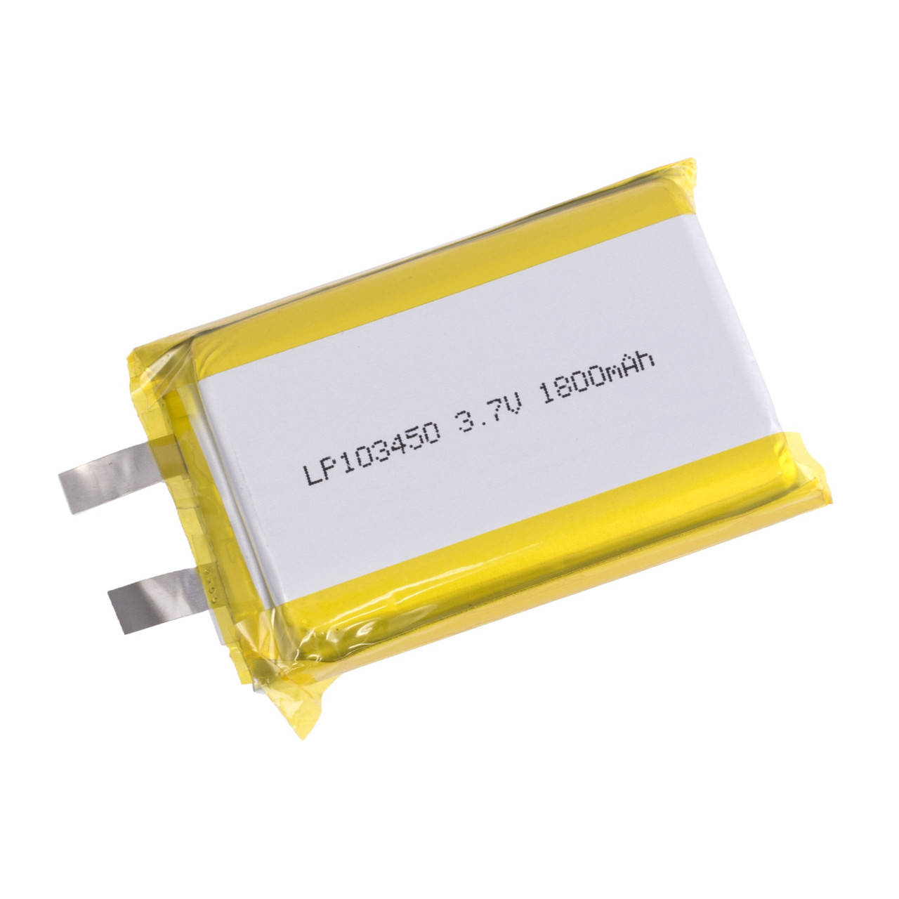 

LPW103450 3.7V 1800mAh (LiPo, 180mΩ, 10x34.5x50.5mm, 31.5гр) LiPower
