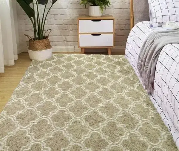 

Меховый ворсистый большой коврик Травка 200х150см с длинным ворсом