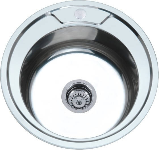 

Врезная кухонная мойка из нержавеющей стали Platinum 490 Декор 0.6