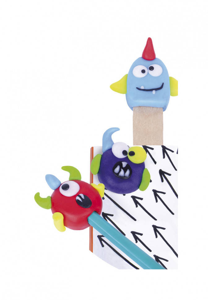 

Набор для творчества Лепка из полимерной глины "Закладки Монстры" PG-006 закладки для книги