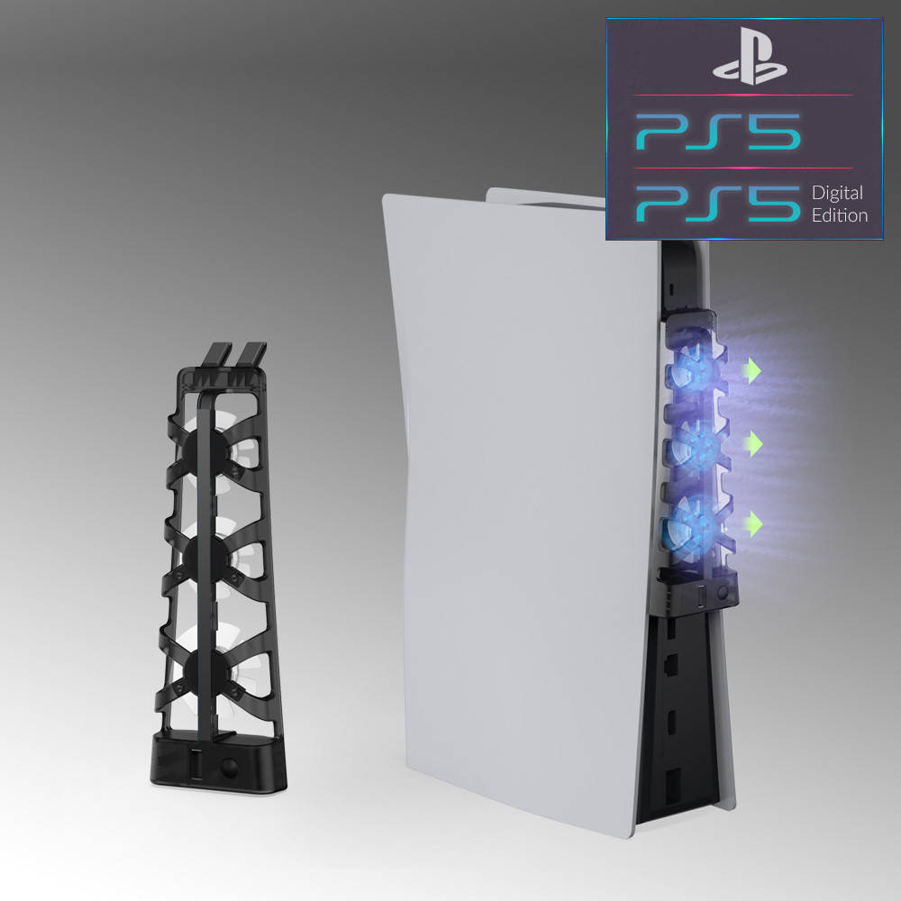 

Подставка с охлаждающими кулерами DOBE с отводом тепла для консоли PlayStation 5 (PS5/PS5 Digital)