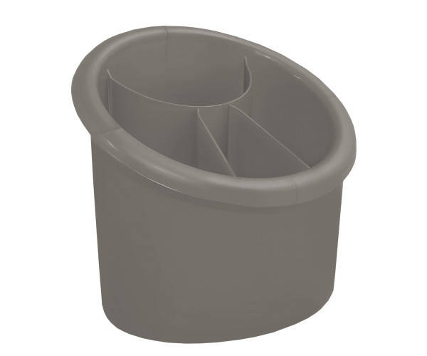 

Підставка для столових приборів овальна Алеана 15,3*12*15,5 см. (какао)
