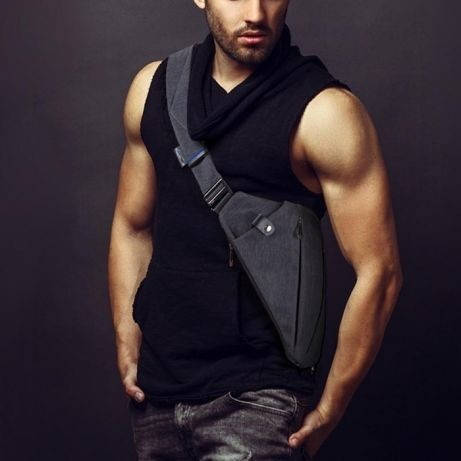 

Мужская сумка через плече мессенджер Cross Body (Кросс Боди)