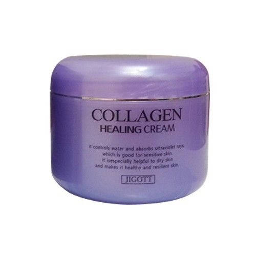 

Ночной питательный крем с коллагеном Jigott collagen healing cream 100ml