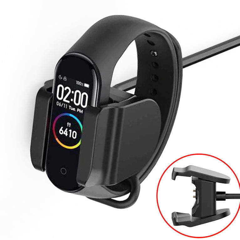 

Зарядное устройство Smart Clip Charger для Xiaomi Mi Band 5 / 6 30cm, Черный