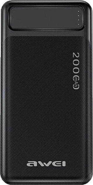 

Power bank 20000 mAh, повербанк AWEI P6K