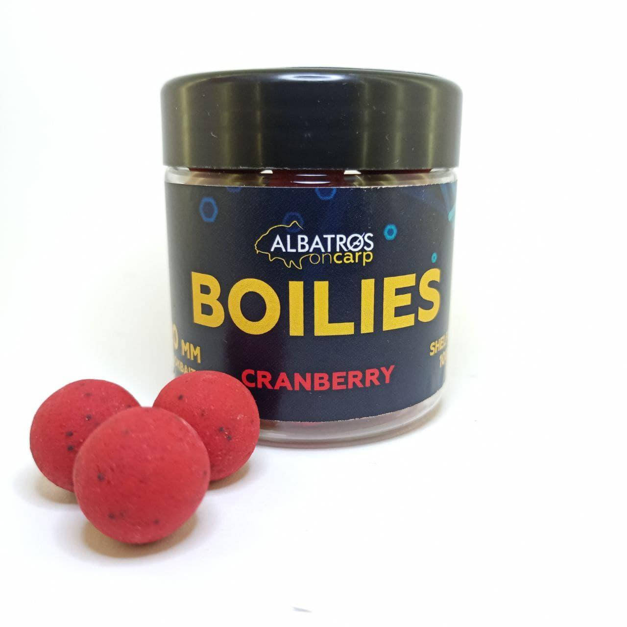 

Бойлы насадочные вареные Cranberry (КЛЮКВА) 20 мм "Albatros on Carp"