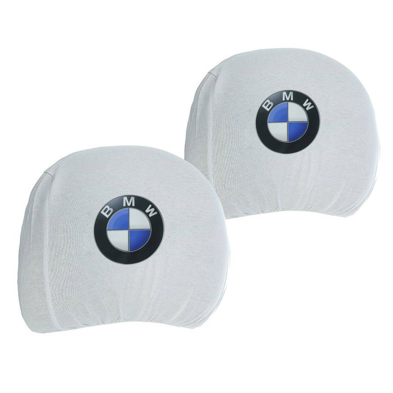 

Чехол подголовников BMW белые-цветные