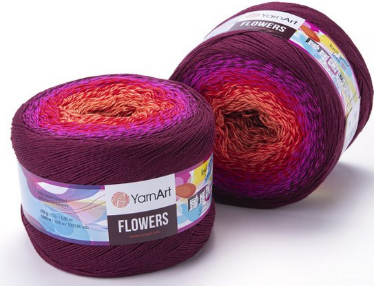 

Пряжа Flowers Yarnart-310