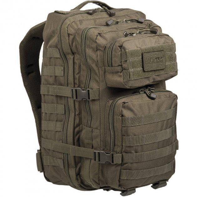

Рюкзак тактичний Mil-Tec US Assault Pack II 36 л олива, Оливковый