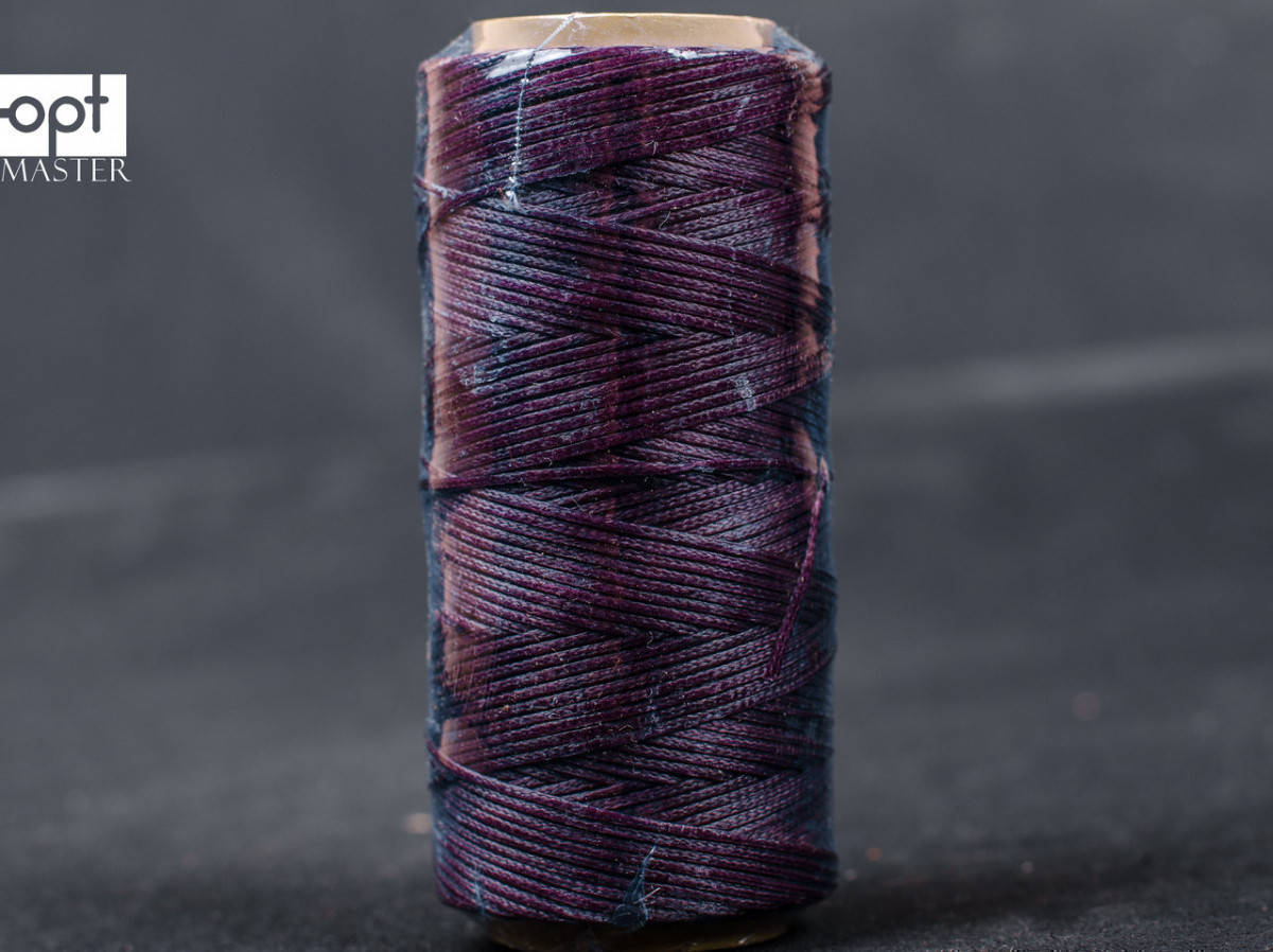 

Нитка вощёная по коже (плоский шнур), т. 1 мм, 100 м, цв. бордовый (138 bordeaux)