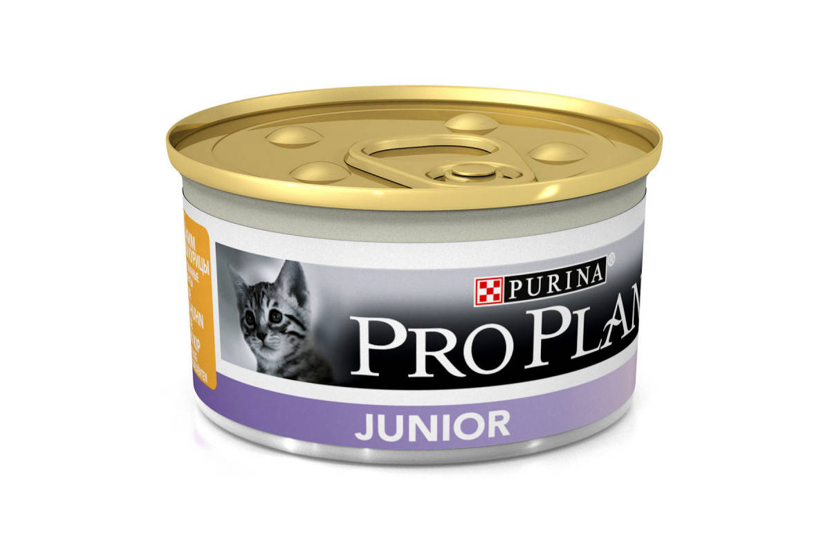 

Влажный корм для котят Purina Pro Plan Juniorс курицей, 85 г.