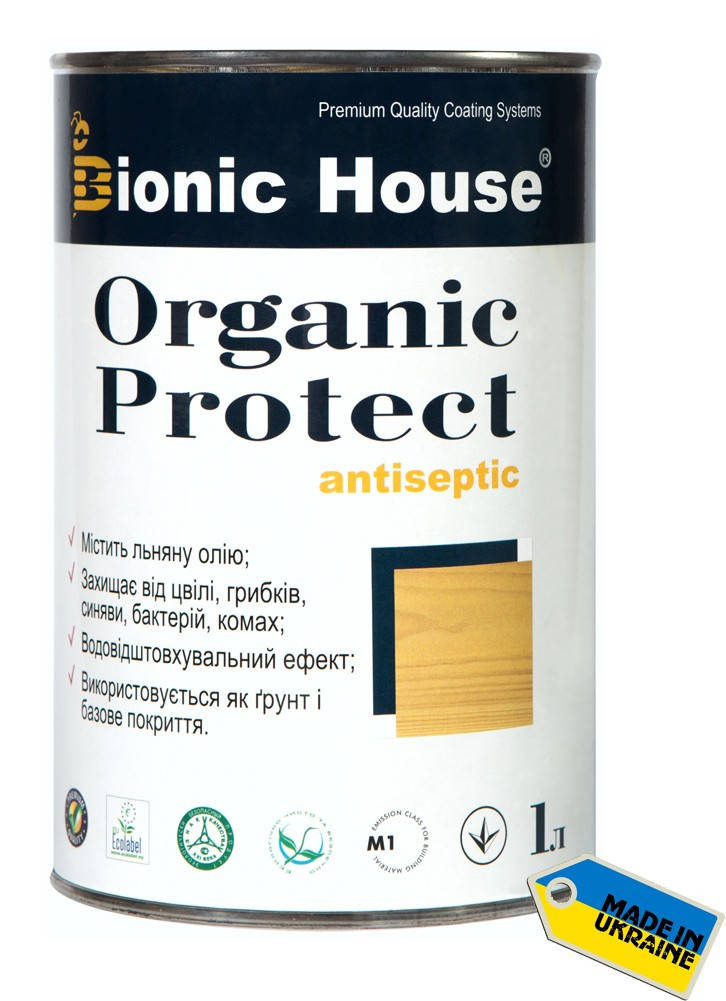 

Грунтовка - антисептик для дерева "Organic Protect" 1 л