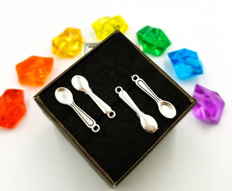 

(10шт) Подвески из металла, кулоны, Кулон Ложка (сп5нг-0399)