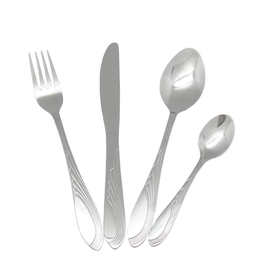 

Столовый набор Maestro Basic MR-1525 (24 предмета) / набор столовых приборов Маэстро / ложки и вилки Маестро