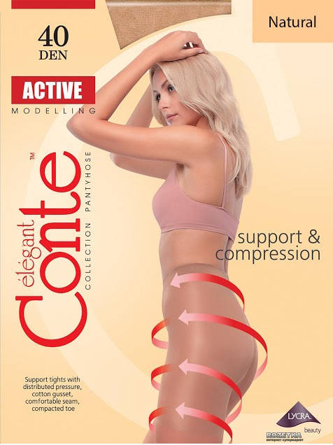 

Капроновые колготки Conte - Active, 40 den