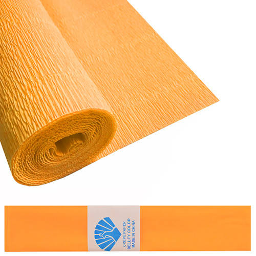 

(Цена за 10шт) Креп-бумага светло-персиковый 50*200см 17г/м2