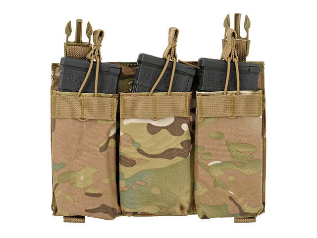 

ТАКТИЧЕСКИЙ ПОДСУМОК ДЛЯ МАГАЗИНОВ BUCKLE UP ТРОЙНОЙ 5.56 - MULTICAMO