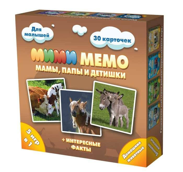 

Настольная игра Нескучные Игры Ми-Ми-Мемо Домашние животные (8051)