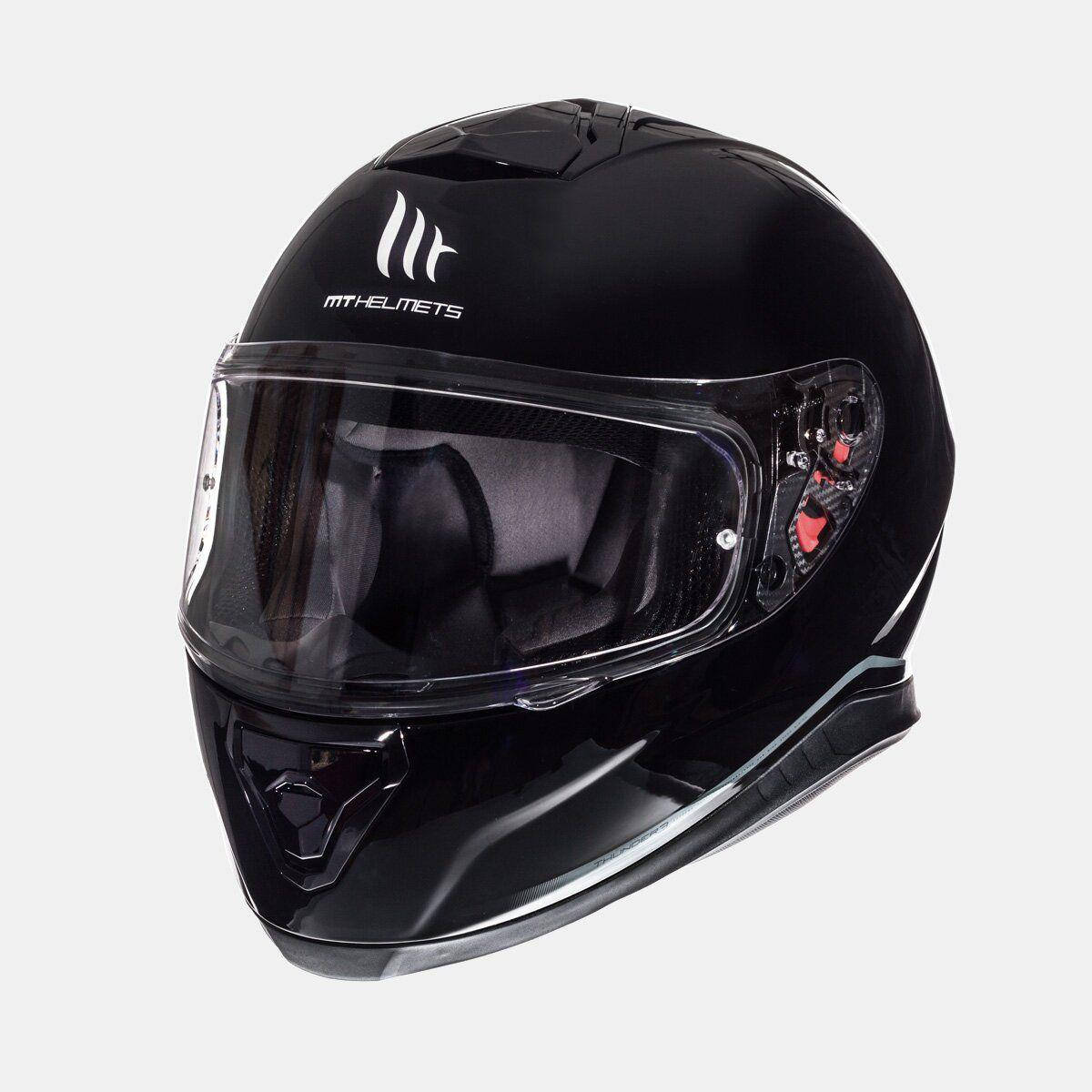 

Мотошлем MT THUNDER 3 SV Solid Gloss Black, Черный