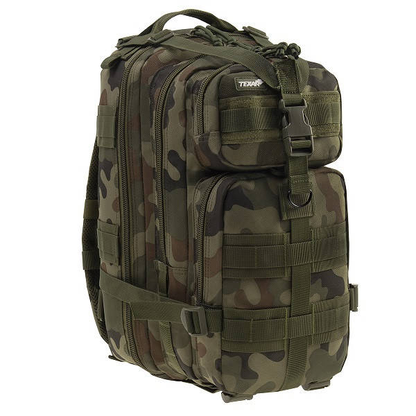 

Рюкзак военный Texar Assault 25 л Woodland (38-BTX-BP PLCAM), Камуфляж пиксель