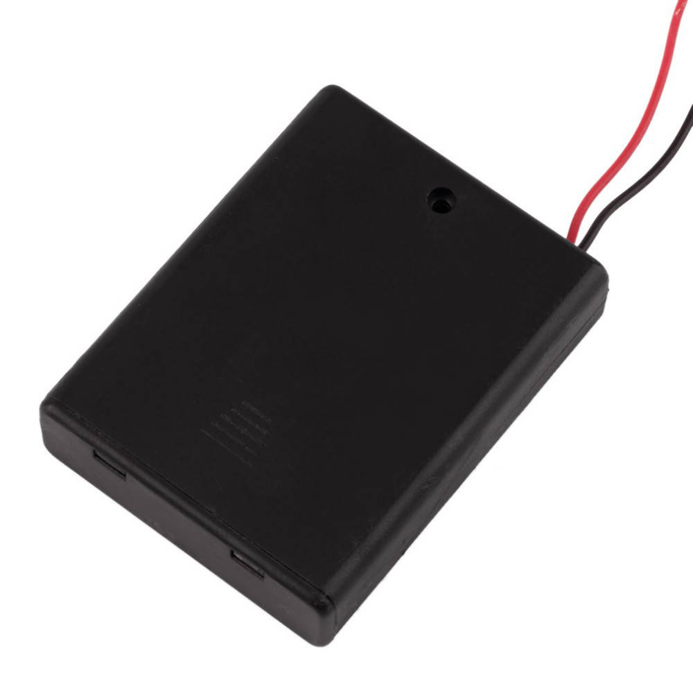 

Холдер на 4х ААА батареи, 6V кейс, питание Arduino, батарейный отсек