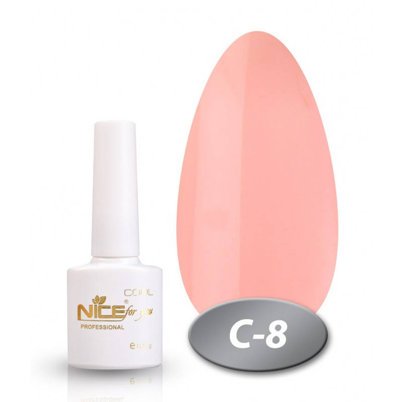 

Гель-лак Nice for you Cool C-08 пастельно розовый 8,5 мл