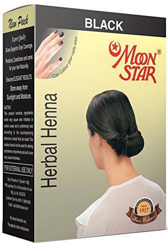 

Хна-фарба індійська для волосся MOON STAR (Мун Стар) чорна (10г+шампунь)