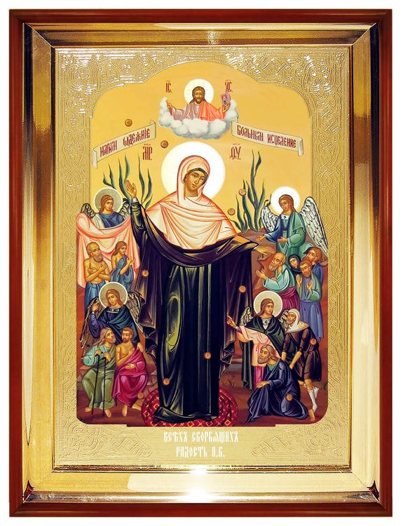 

Всех Скорбящих Радость c грошиками Пр. Б-ца (б004)