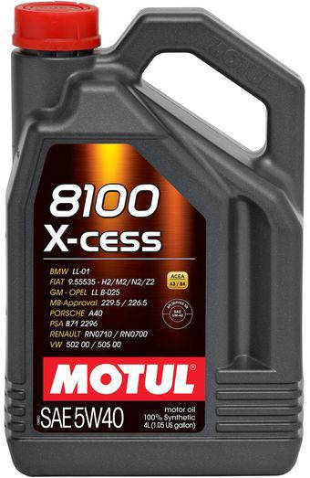 

Моторное масло MOTUL 8100 X-CESS SAE 5W40