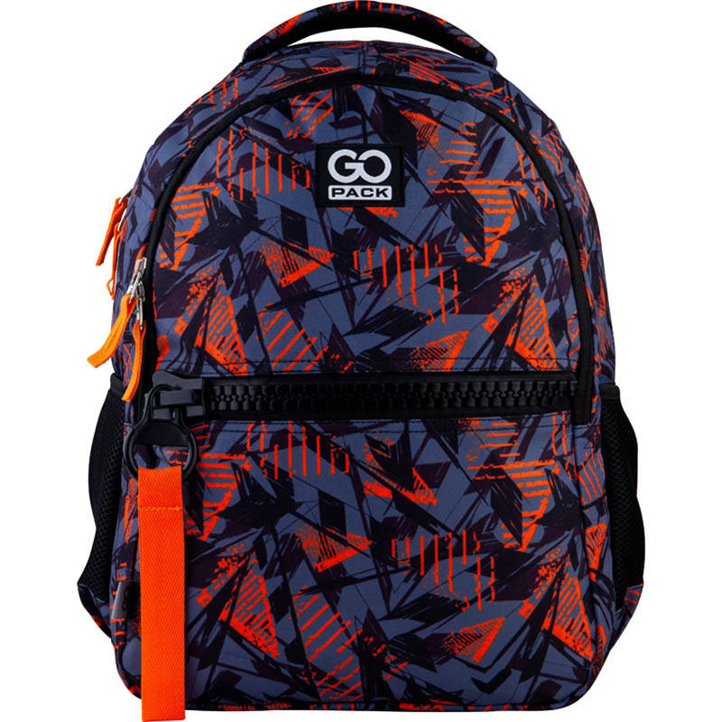 

Рюкзак GoPack Сity 161-1 черный, оранжевый