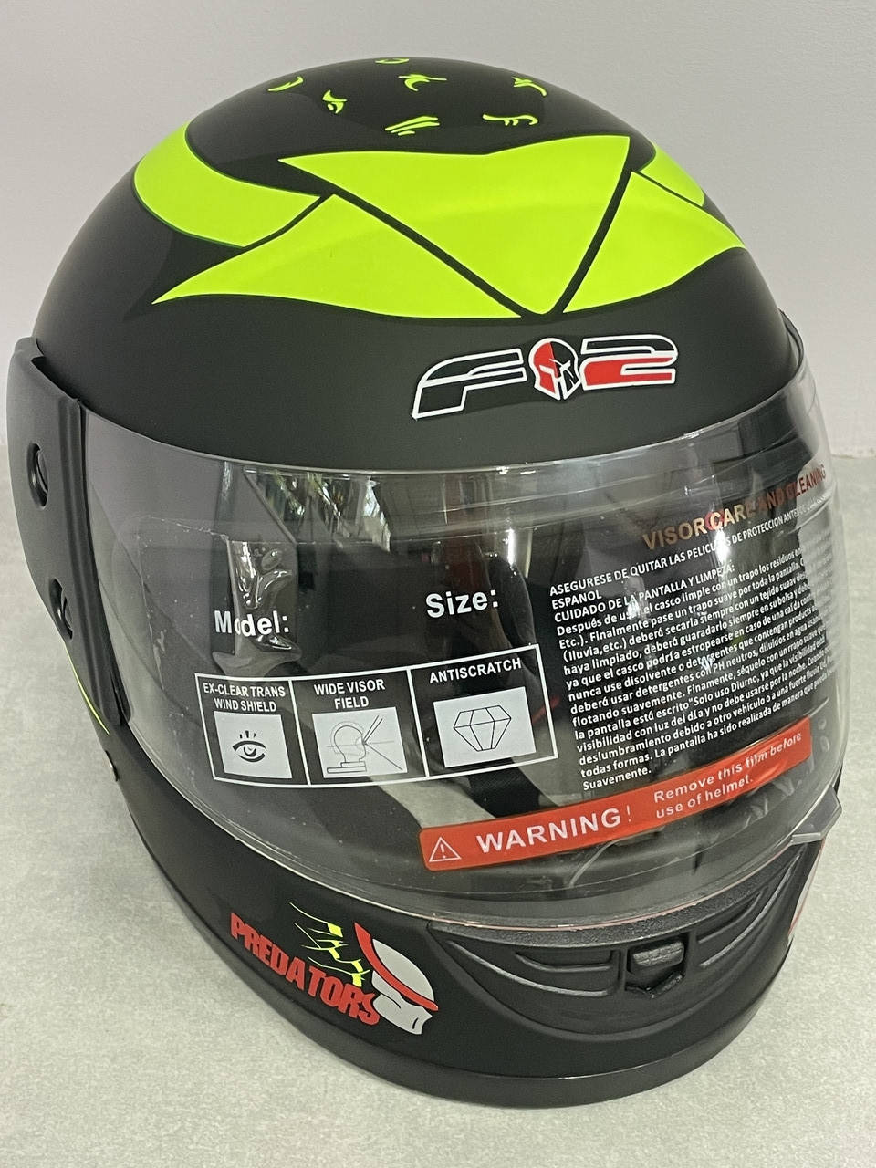 

Мотошлем 825 чёрный, Черный